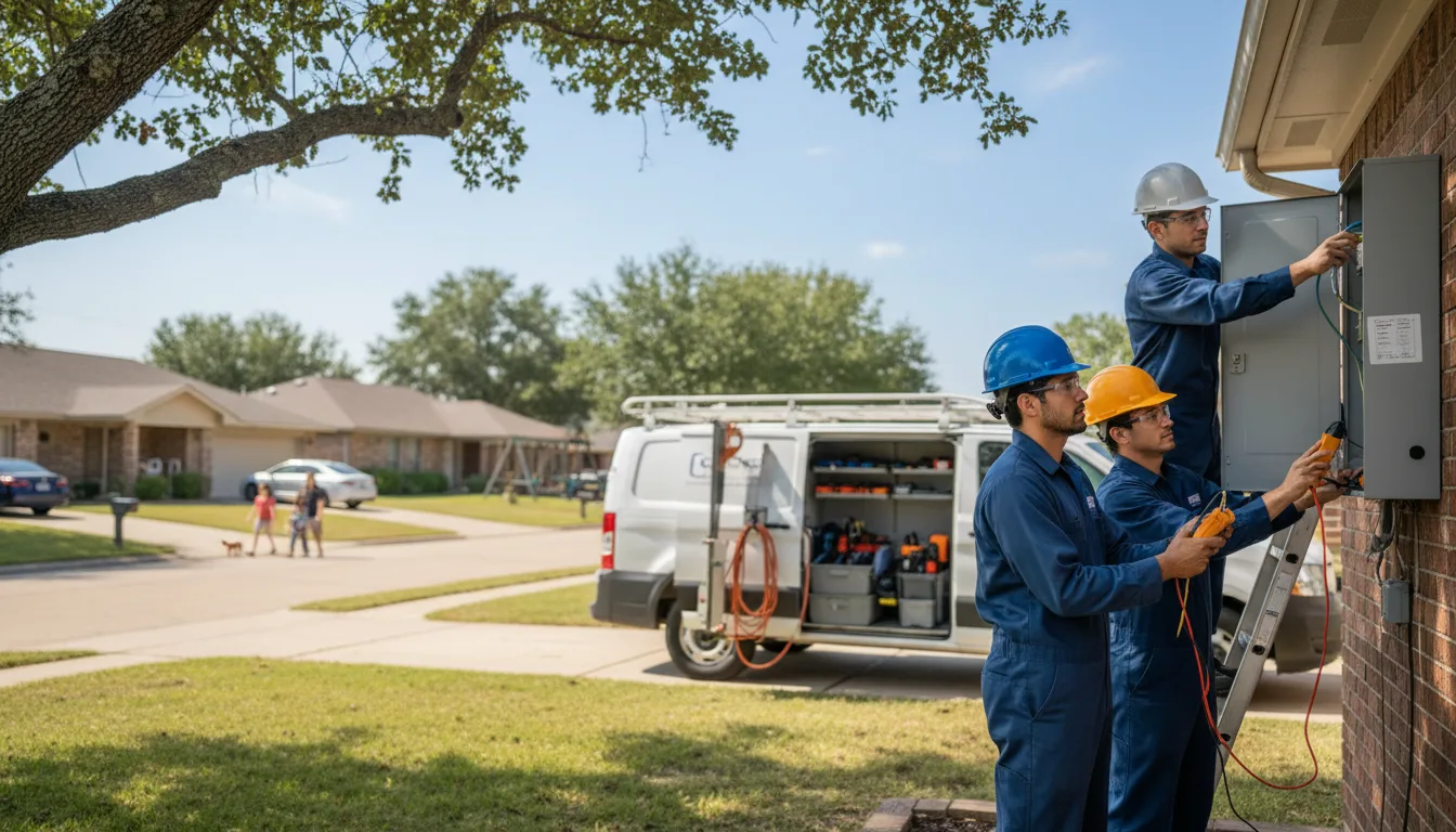 Certified electrician providing emergency electrical services in Nottingham, MD